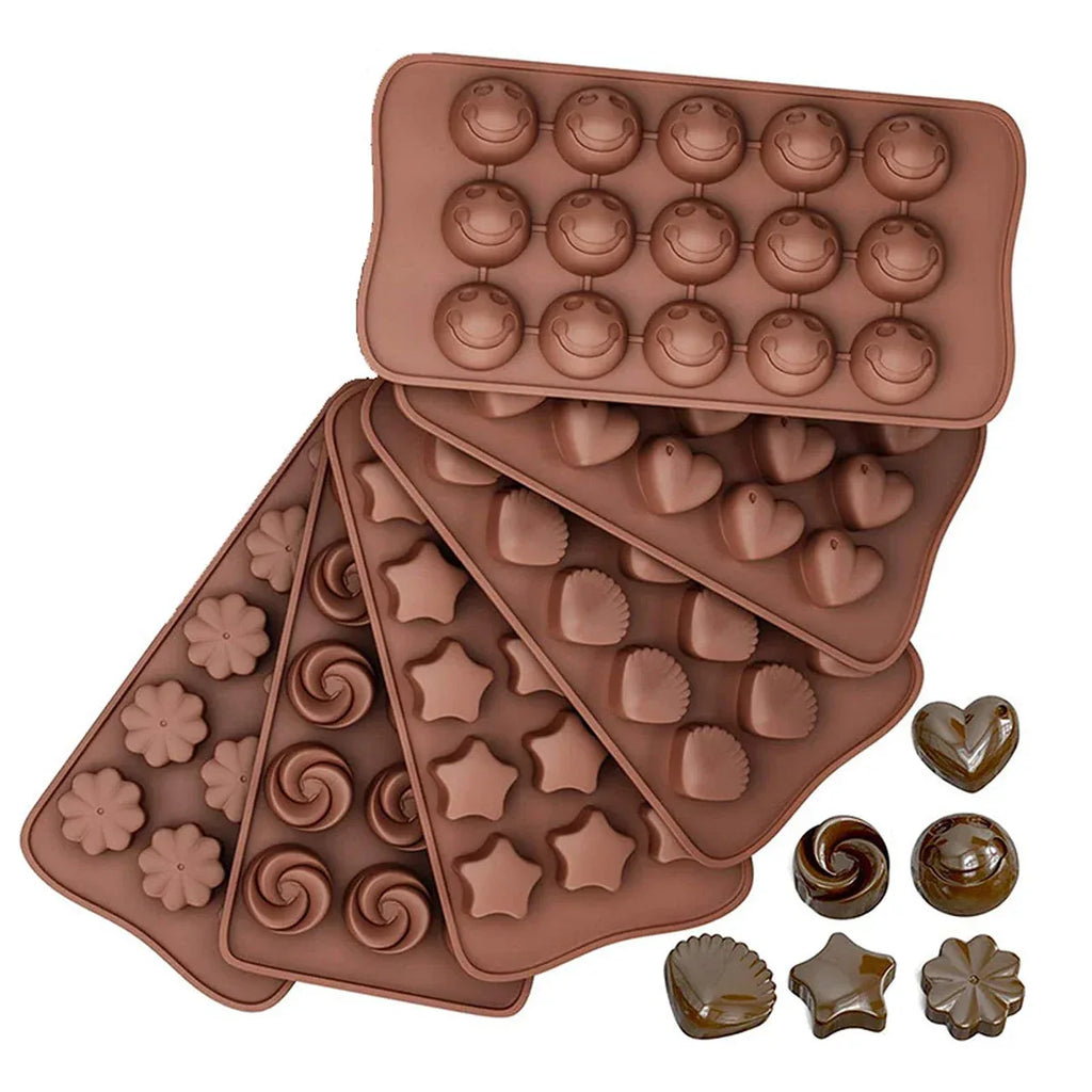 Silicone Chocolate Mold Flexible (Random design)
