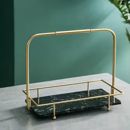 Elegant Iron Display Stand for Snacks