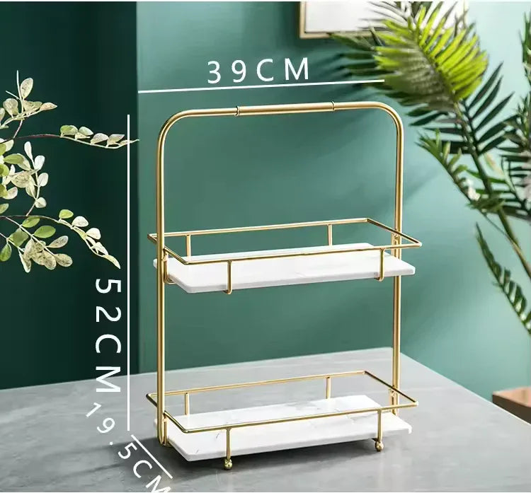 Elegant Iron Display Stand for Snacks