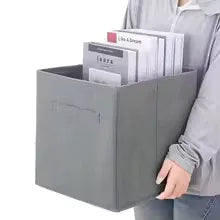 Non-Woven Storage Basket with Handle - Durable & Foldable