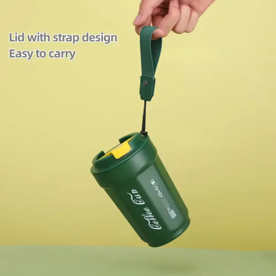 Leakproof Thermos Coffee Mug - Durable & Portable