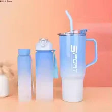 3 Pieces Water Bottle Set - Stylish & Durable