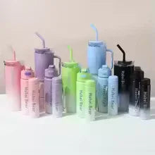3 Pieces Water Bottle Set - Stylish & Durable