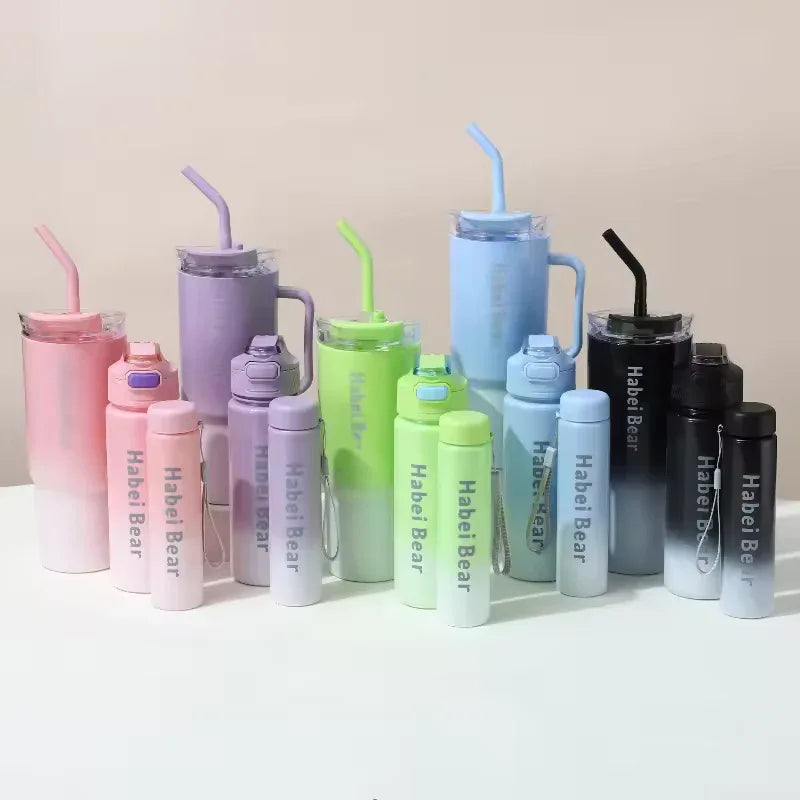 3 Pieces Water Bottle Set - Stylish & Durable