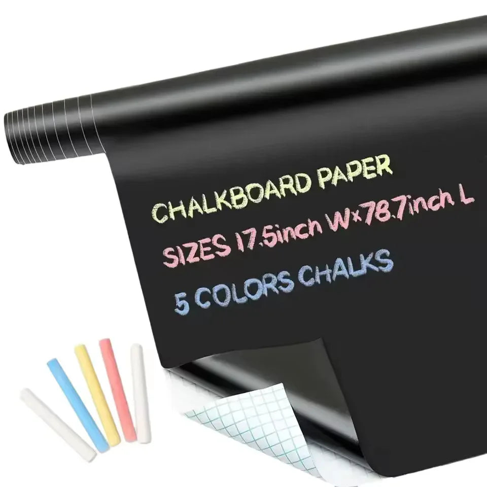 Large Blackboard Sticker for Wall - Reusable