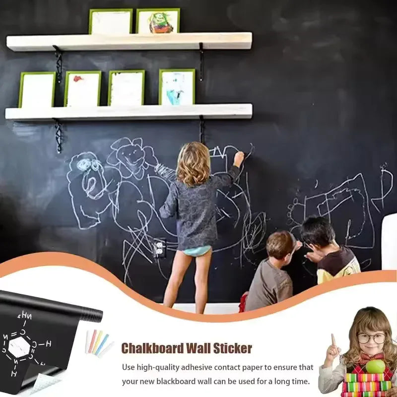 Large Blackboard Sticker for Wall - Reusable