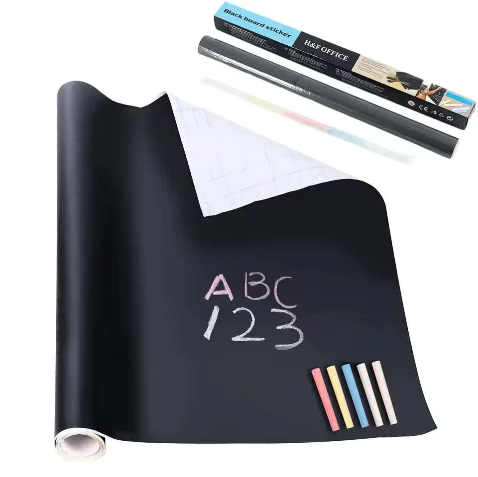 Large Blackboard Sticker for Wall - Reusable