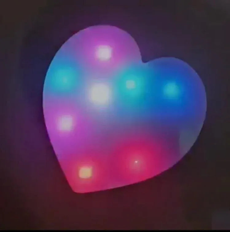 Heart Shaped LED Lamp – Decorative Light Base