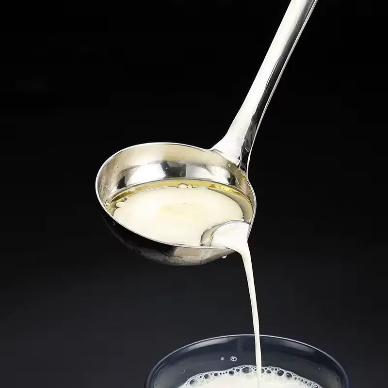 Stainless Steel Oil Separator Spoon - Durable Kitchen Tool