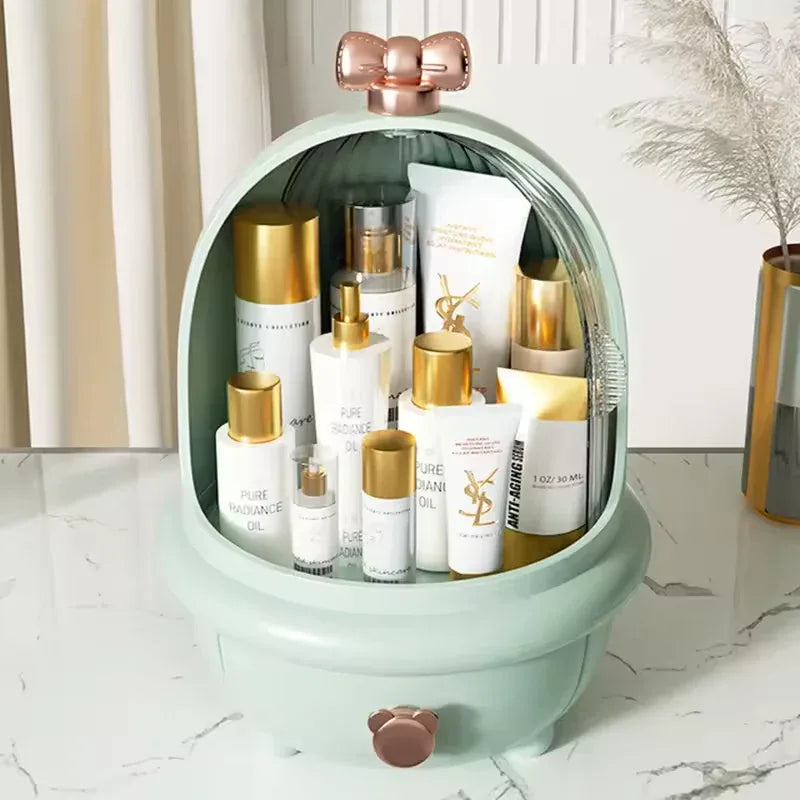 High Capacity Cosmetic Storage Box with Elegant Design
