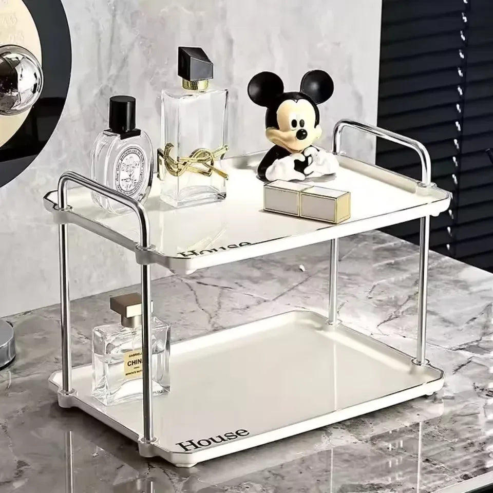 2 Tier Desktop Cup Rack Organizer - Stylish & Durable