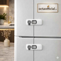 360° Rotatable Child Safety Locks for Fridge & Cabinets