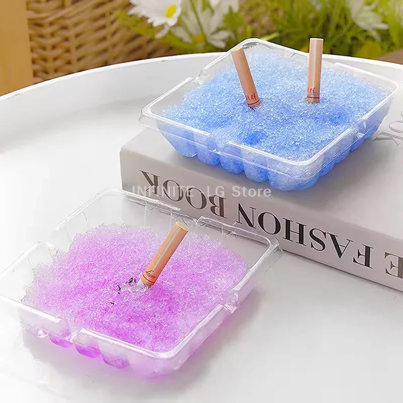 Disposable Ashtray 4 Pieces Set - Compact & Convenient