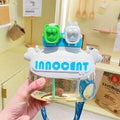 Fun Student Drink Tumbler 1200ml with Straw