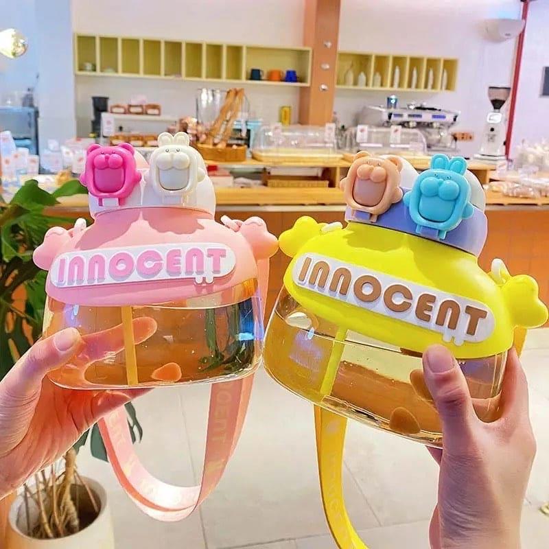 Fun Student Drink Tumbler 1200ml with Straw