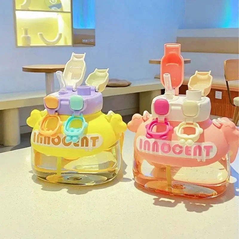 Fun Student Drink Tumbler 1200ml with Straw