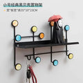 Iron Art Key Holder for Home with Shelf