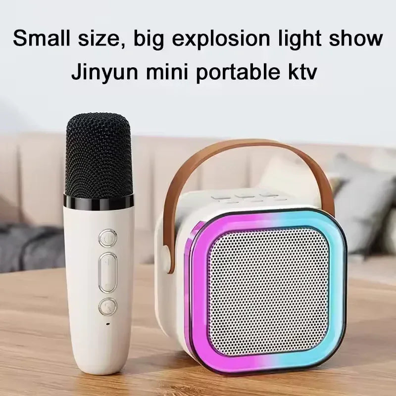 Portable Speaker with Wireless Microphones