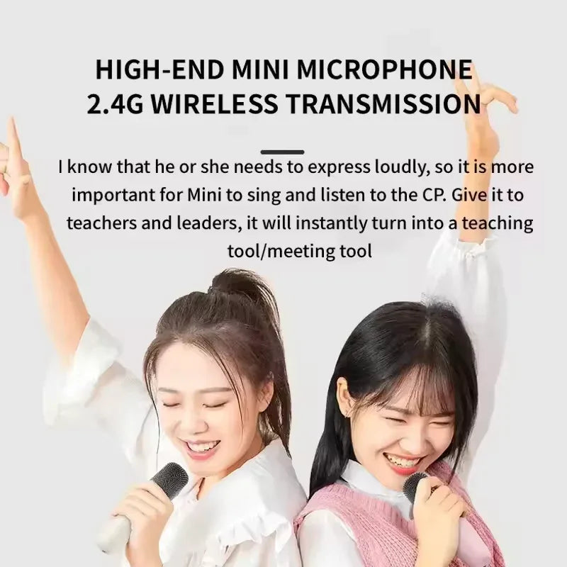 Portable Speaker with Wireless Microphones