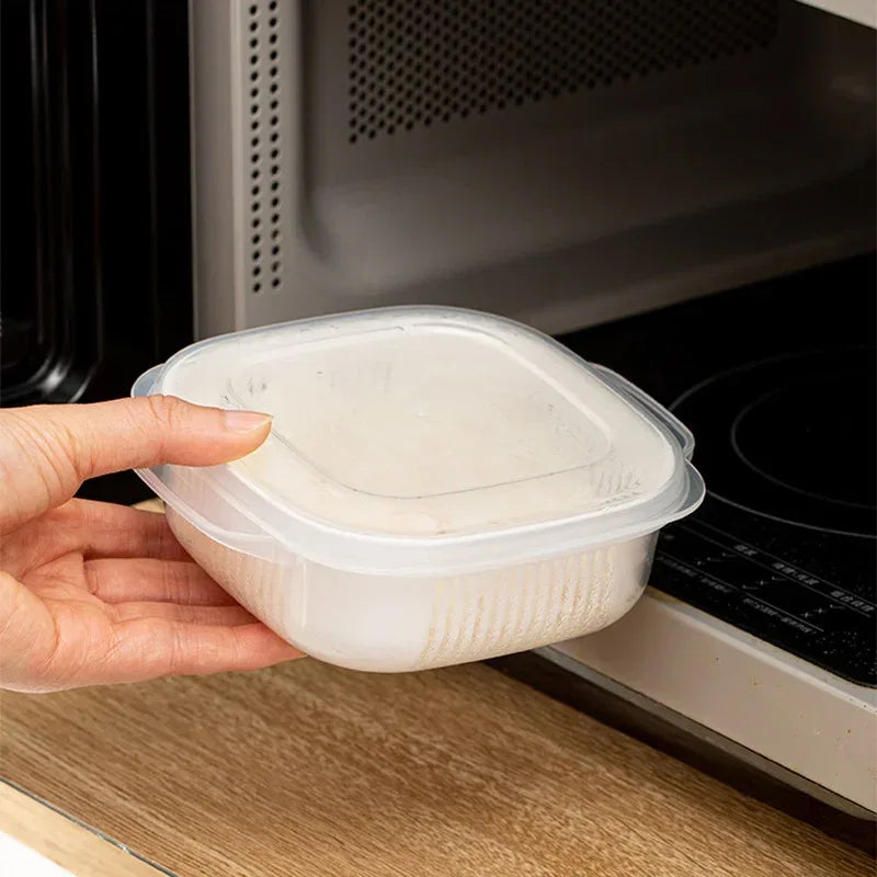 Pack of 2 Kitchen Food Storage Containers Set