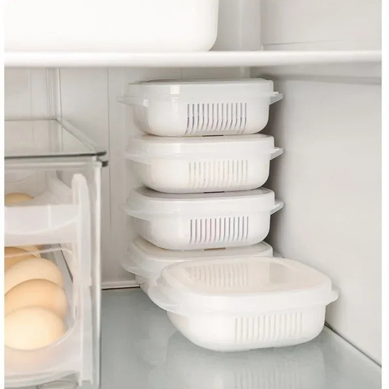 Pack of 2 Kitchen Food Storage Containers Set