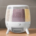 10KG Kitchen Storage Container with Three Compartments