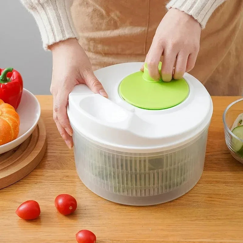 Multifunctional lettuce drain basket - Quick Spin