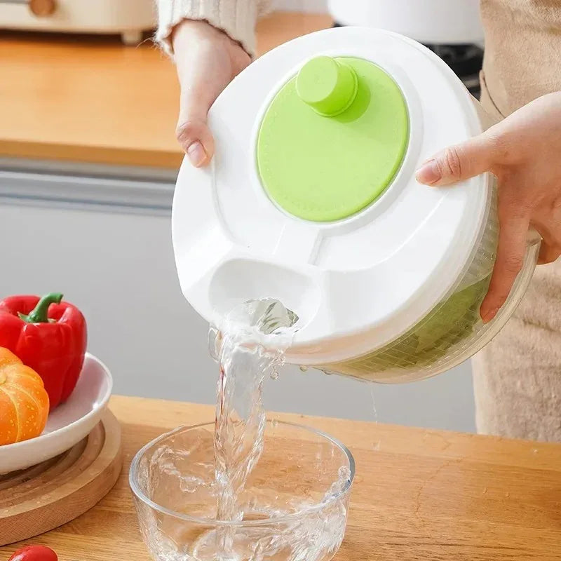 Multifunctional lettuce drain basket - Quick Spin
