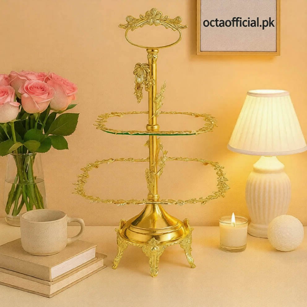 2 Tier Organizer Dessert Holder Stand