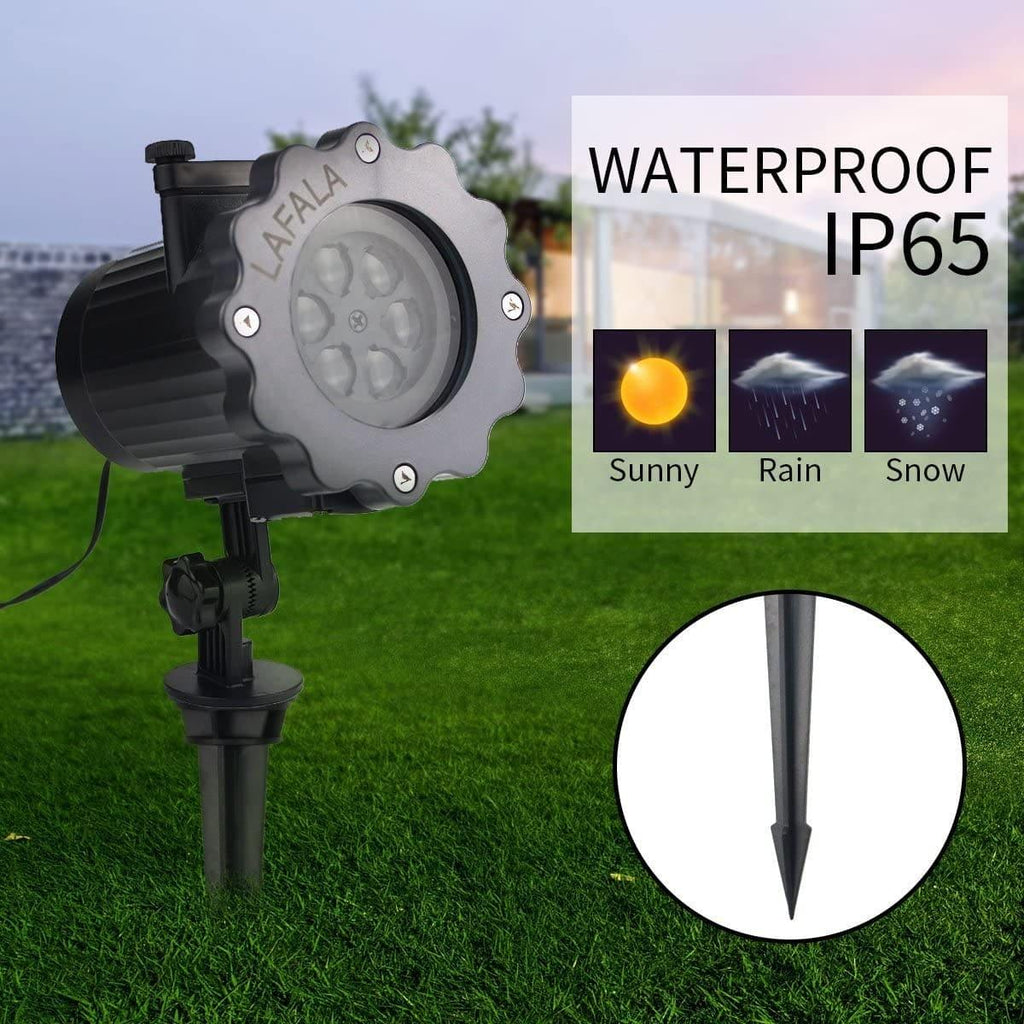 16 Pattern Stage and Lawn Lamp for Outdoor Decor