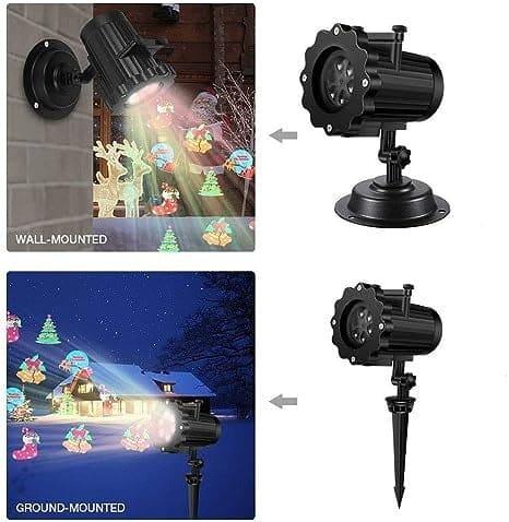 16 Pattern Stage and Lawn Lamp for Outdoor Decor