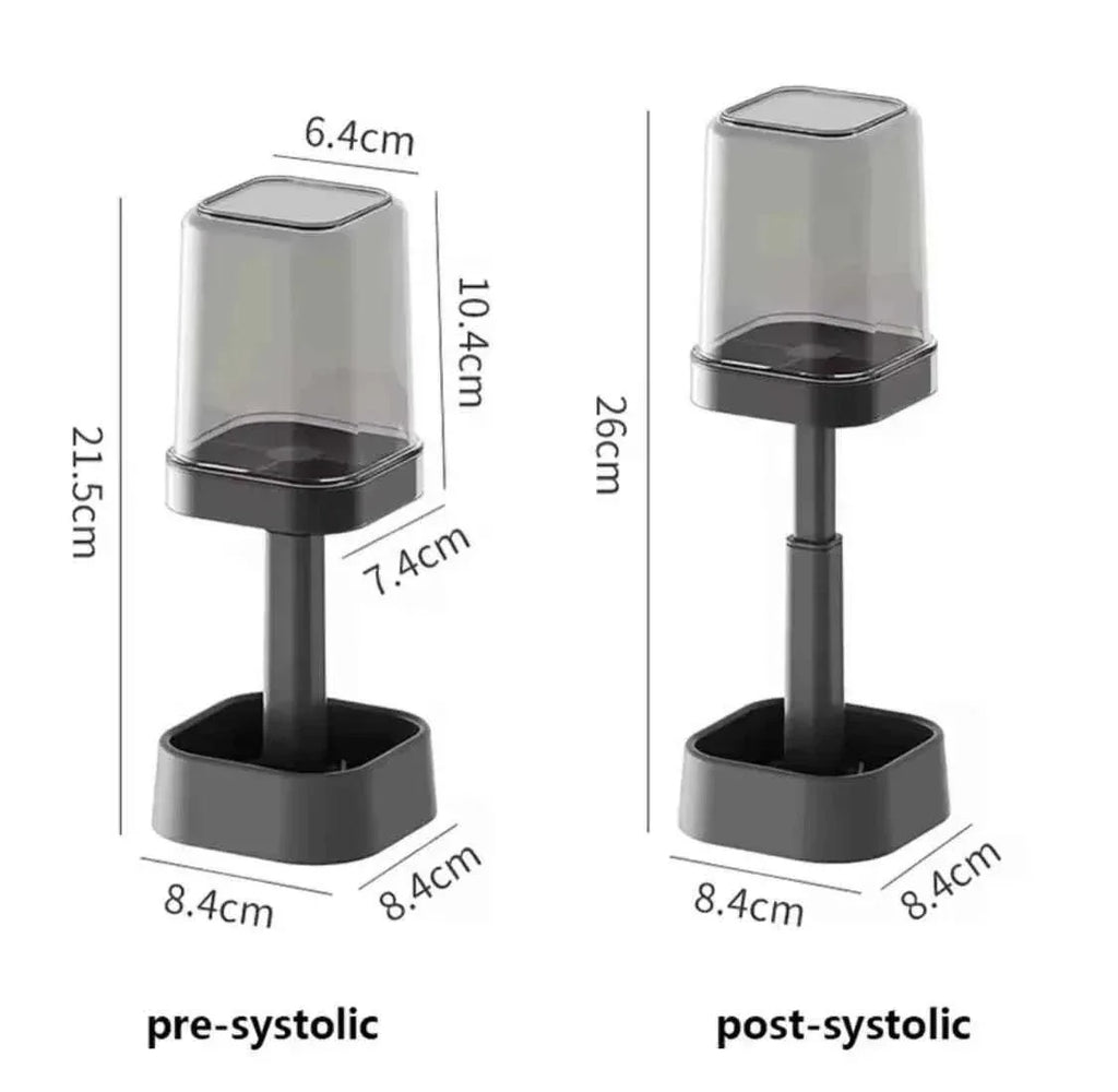 Lamp Shaped Toothbrush Holder Storage Case for Bathroom Organization