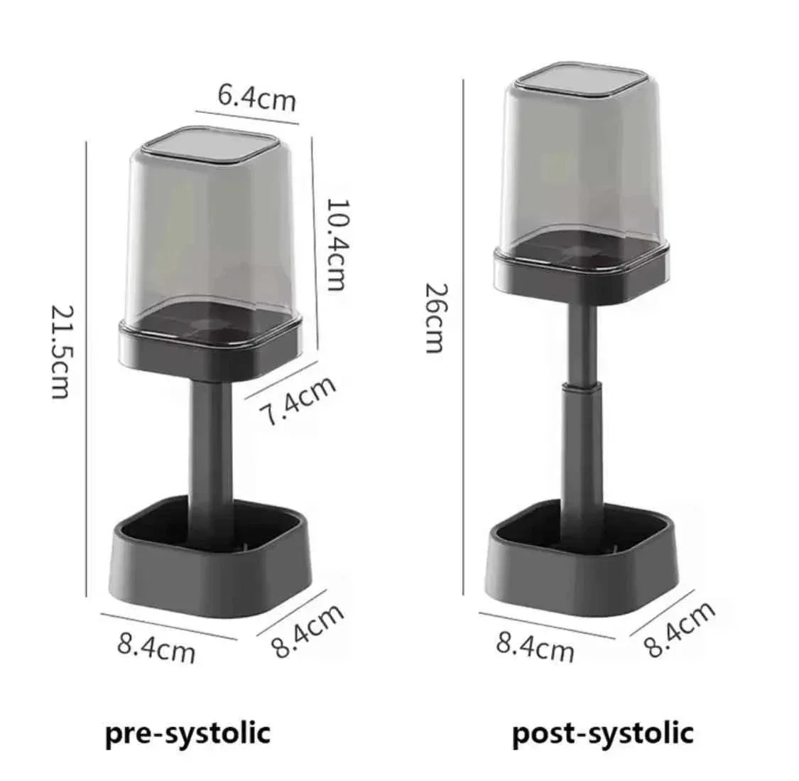 Lamp Shaped Toothbrush Holder Storage Case for Bathroom Organization