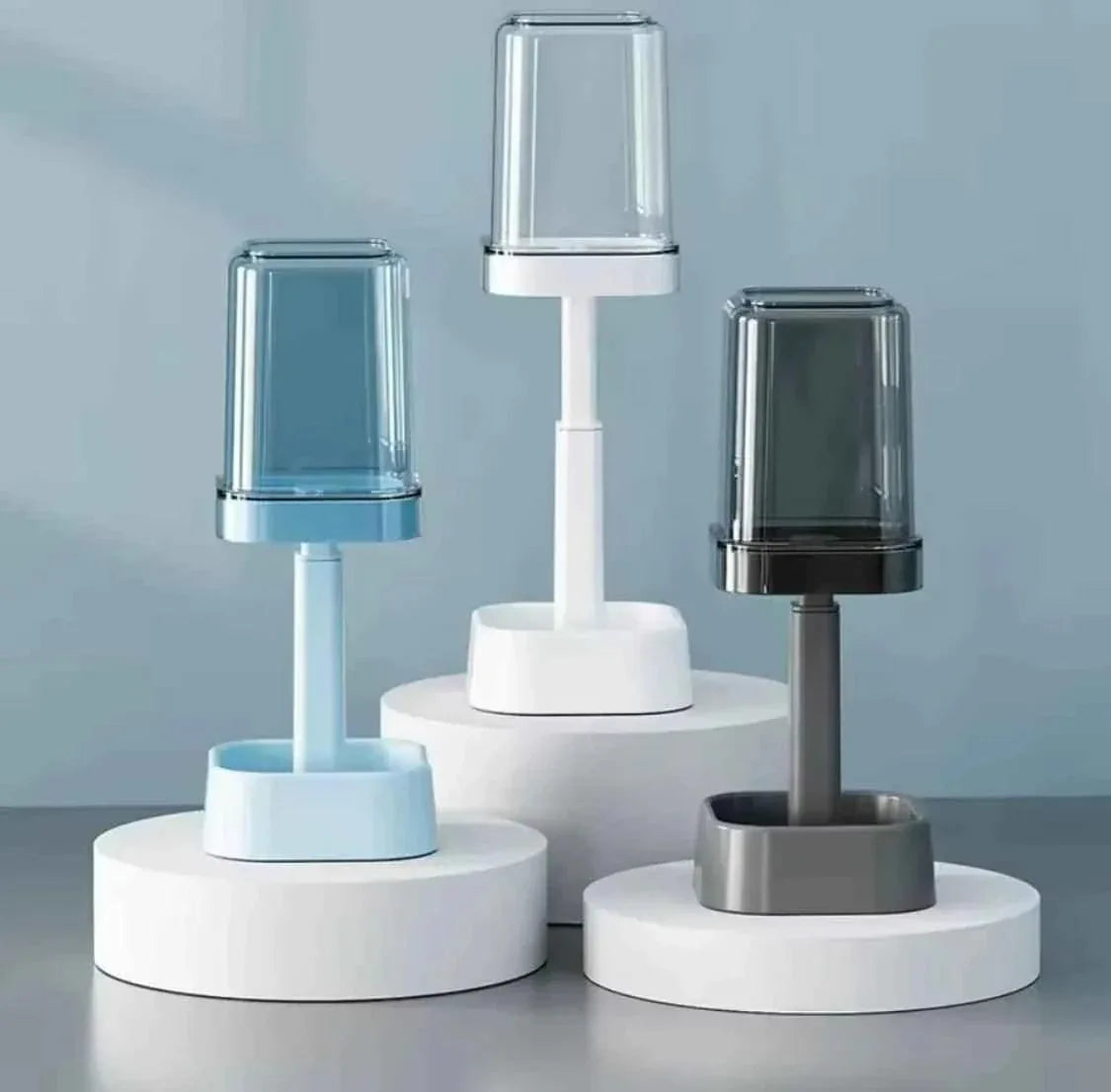 Lamp Shaped Toothbrush Holder Storage Case for Bathroom Organization