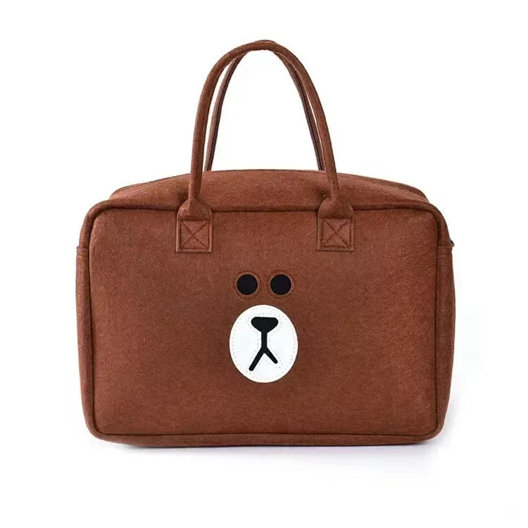 Large Capacity Cartoon Travel Bag Set