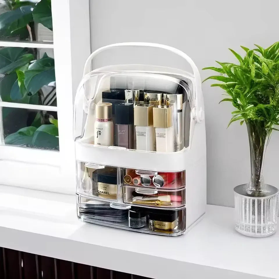 Large Makeup Organizer Box Desktop Storage