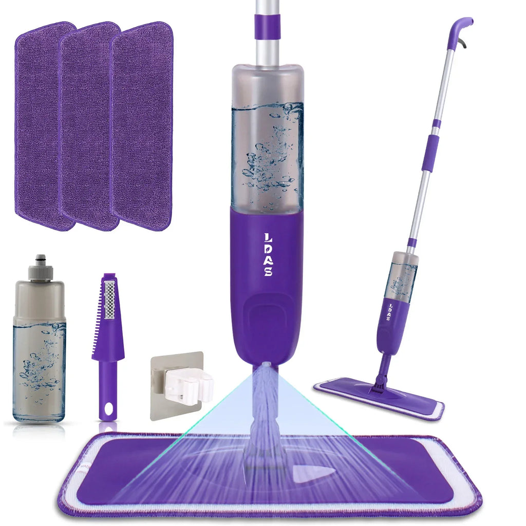Spray Mop for Tiles and Wood Floors - Dual Use