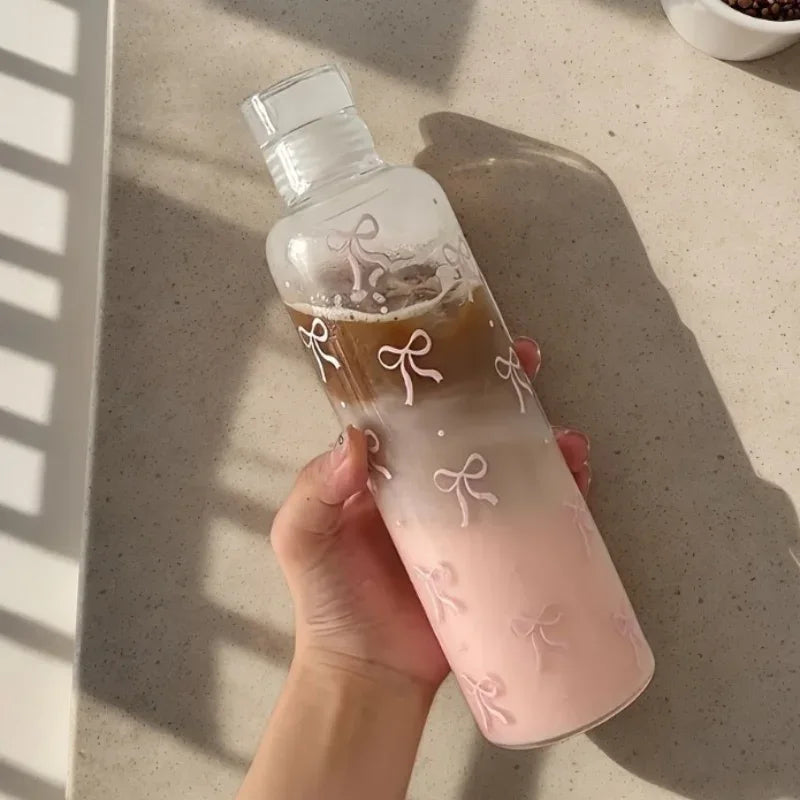 Leakproof Sport Water Bottle with Time Marker