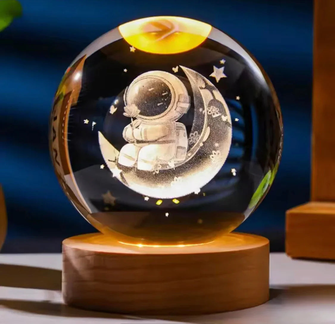 LED Astronomy Night Light with Globe Design