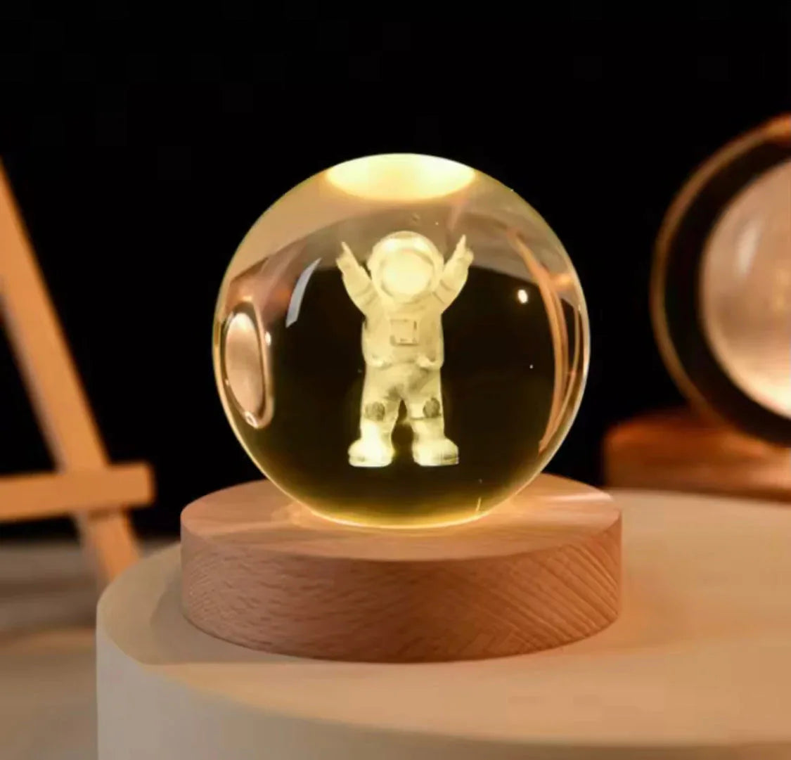 LED Astronomy Night Light with Globe Design