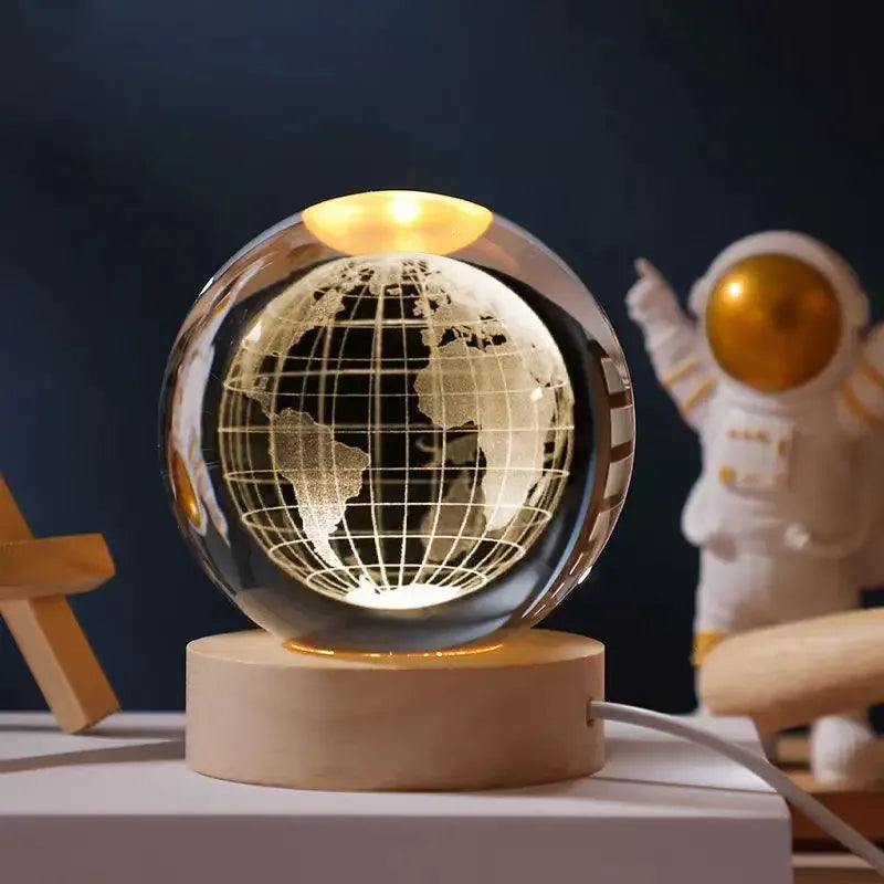 LED Astronomy Night Light with Globe Design