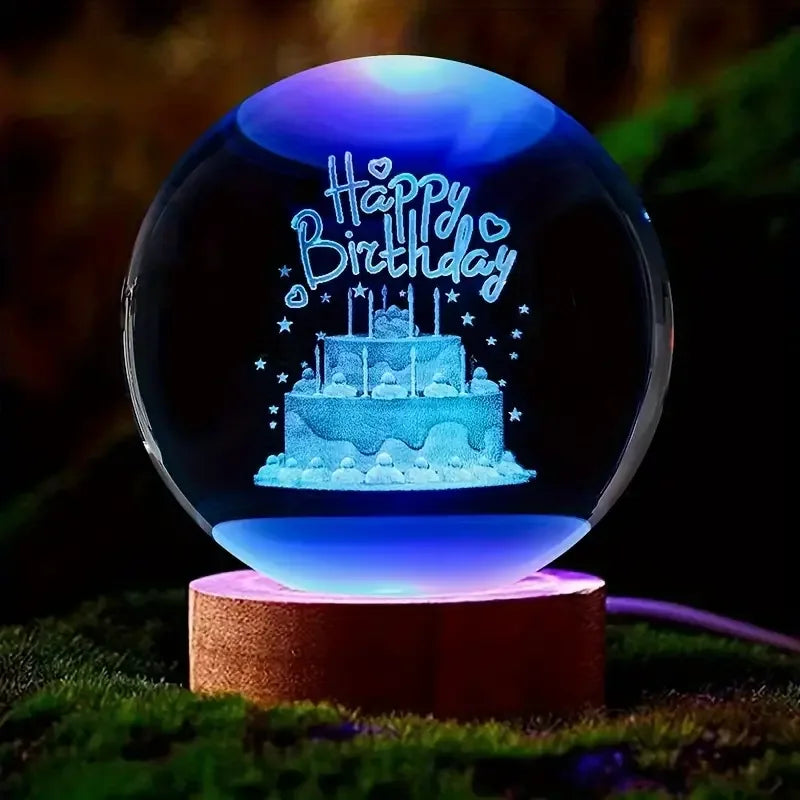 LED Astronomy Night Light with Globe Design