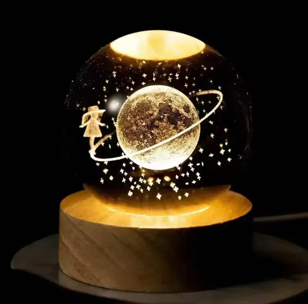 LED Astronomy Night Light with Globe Design