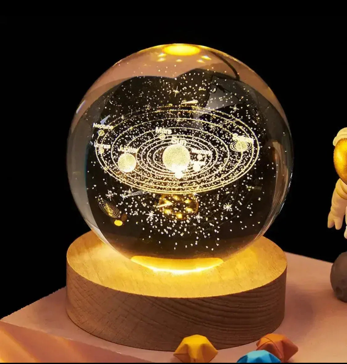 LED Astronomy Night Light with Globe Design