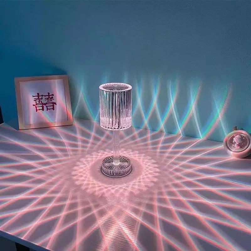 LED Crystal Projection Lamp with Elegant Design