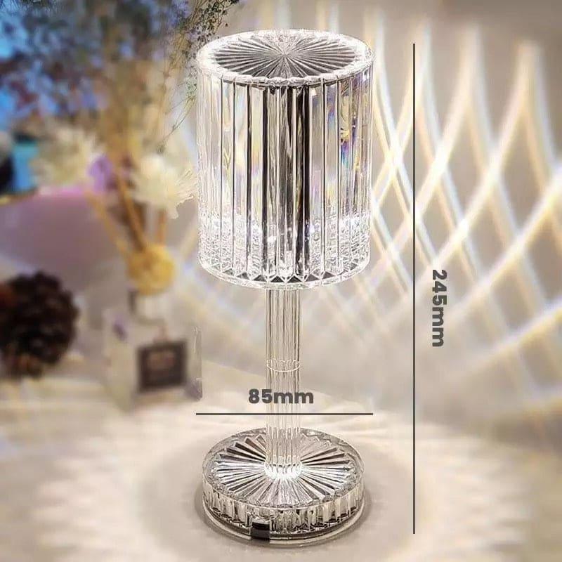 LED Crystal Projection Lamp with Elegant Design