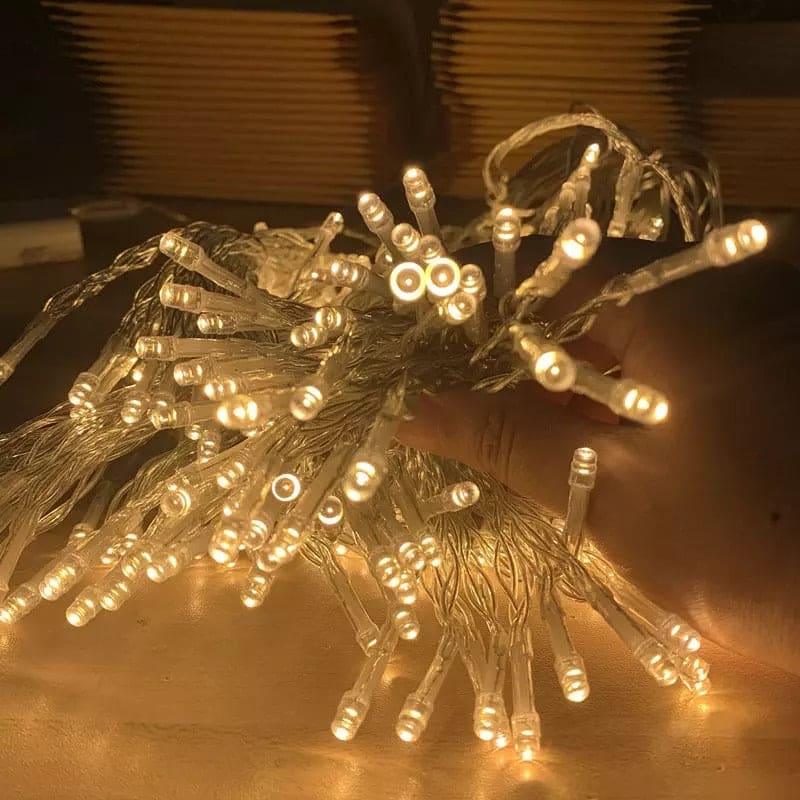 LED Curtain Lights for Home Decor Warm Glow