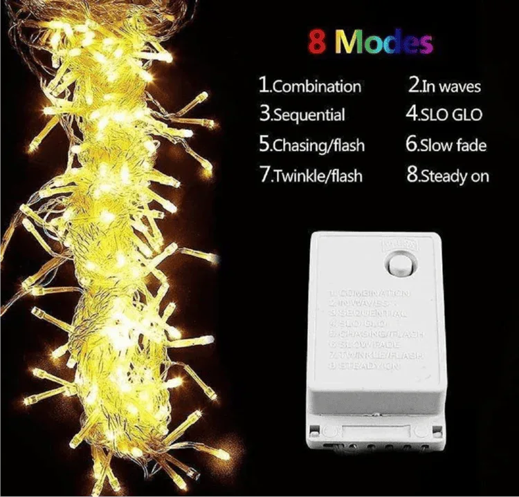 LED Curtain Lights for Home Decor Warm Glow
