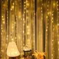 LED Curtain Lights for Home Decor Warm Glow