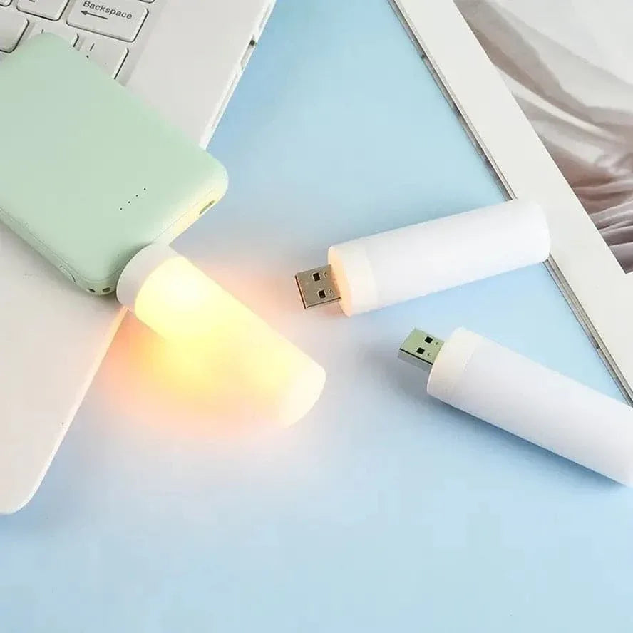 USB LED Flame Effect Night Light